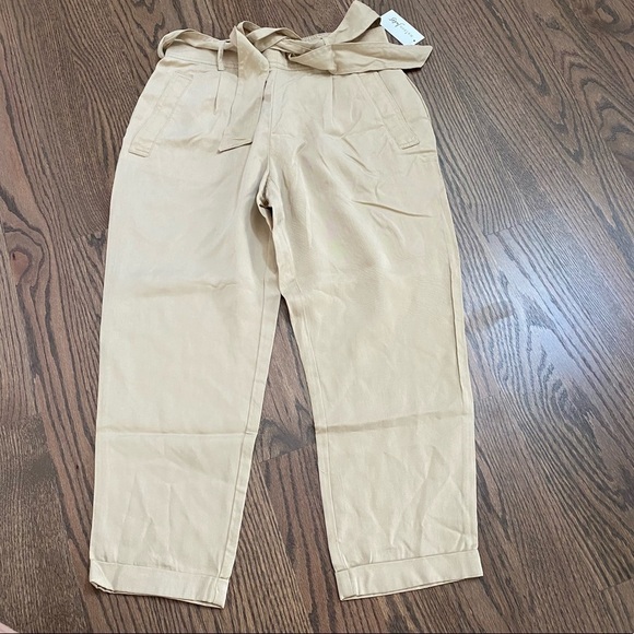 NWT maison Jules slacks with tie waist size medium - Picture 1 of 7
